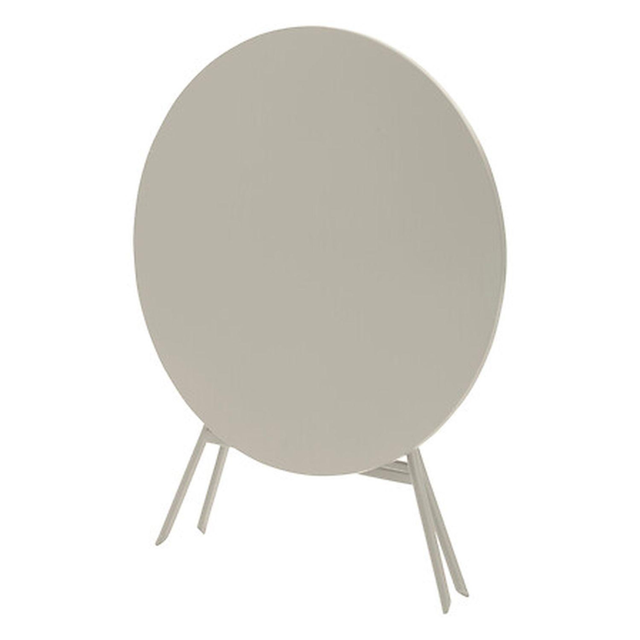 Voir la diapositive 4 : HESPERIDE Table de jardin pliante ronde 4 places GREENSBORO - Argile