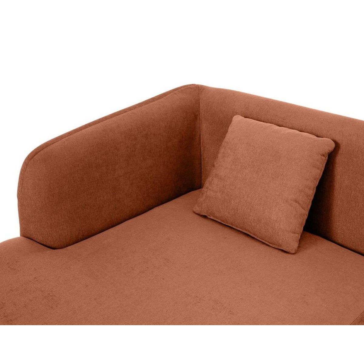 LISA DESIGN Ikare - module d'assise méridienne gauche - en tissu