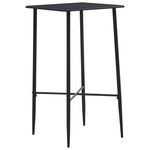 VIDAXL Table de bar Noir 60x60x111 cm MDF