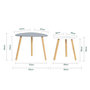 Voir la diapositive 3 : SOBUY SoBuy - Table D'appoint Set de - Nordique - FBT74