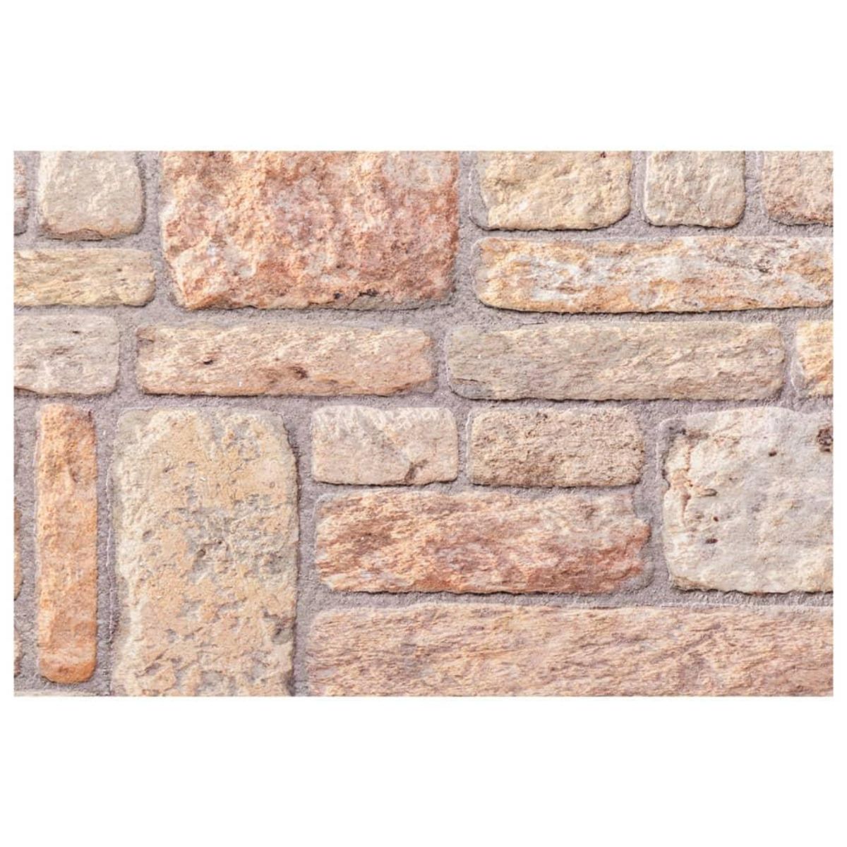 VIDAXL Panneaux muraux 3D 10 pcs marron 100x50 cm EPS