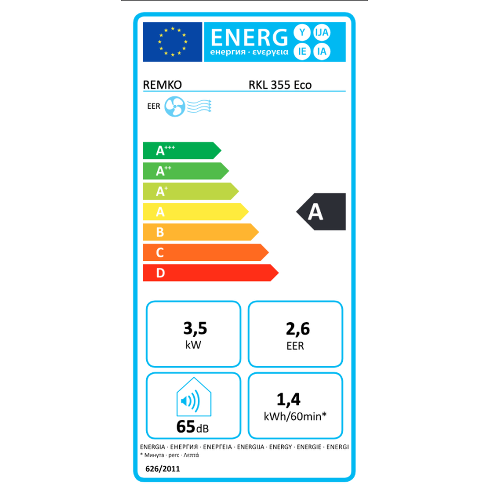 Voir la diapositive 4 : Remko Climatiseur mobile REMKO RKL 355 Eco 3,5kw compatible WIFI