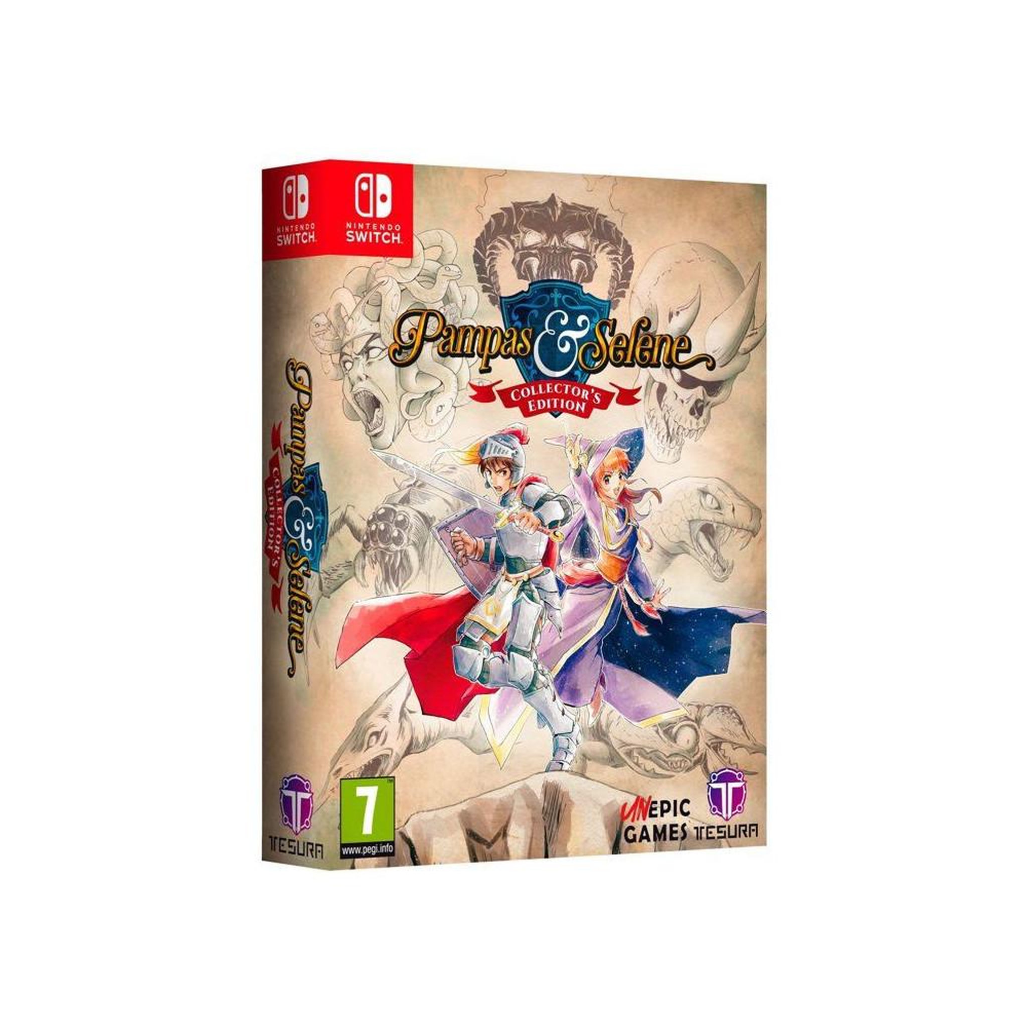 Just for games Jeu nintendo switch coffret collector metroidvania pampas & selene (just for games)