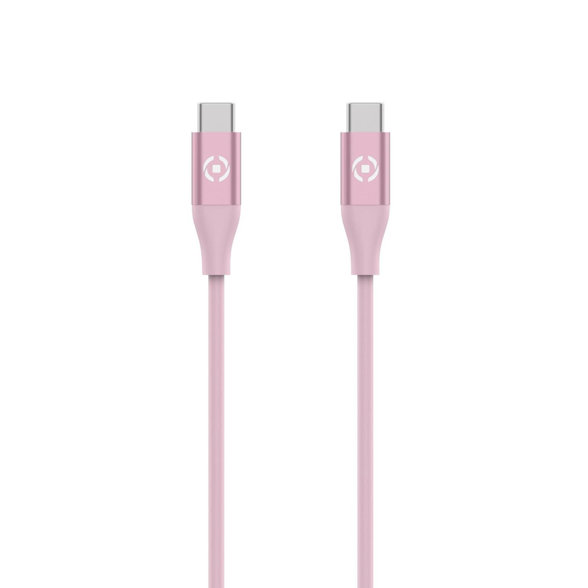 Voir la diapositive 2 : CELLY Celly USBCLIGHTCOLPK câble Lightning 1,5 m Rose