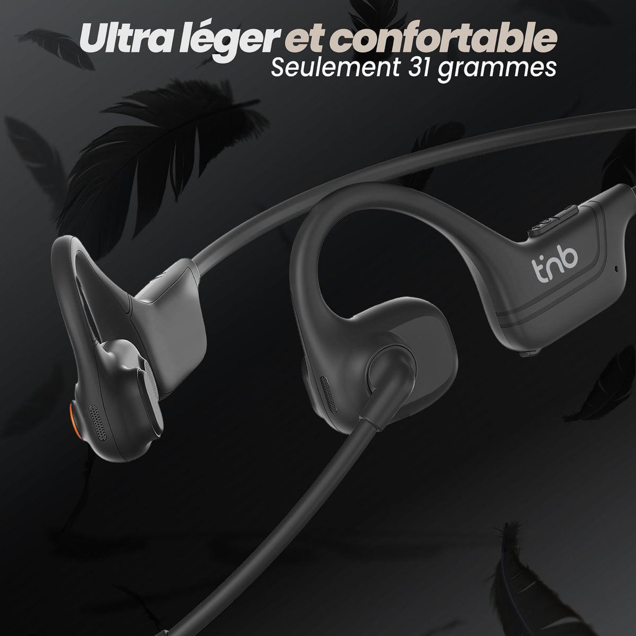 Voir la diapositive 2 : TNB Micro-casque activair air conduction