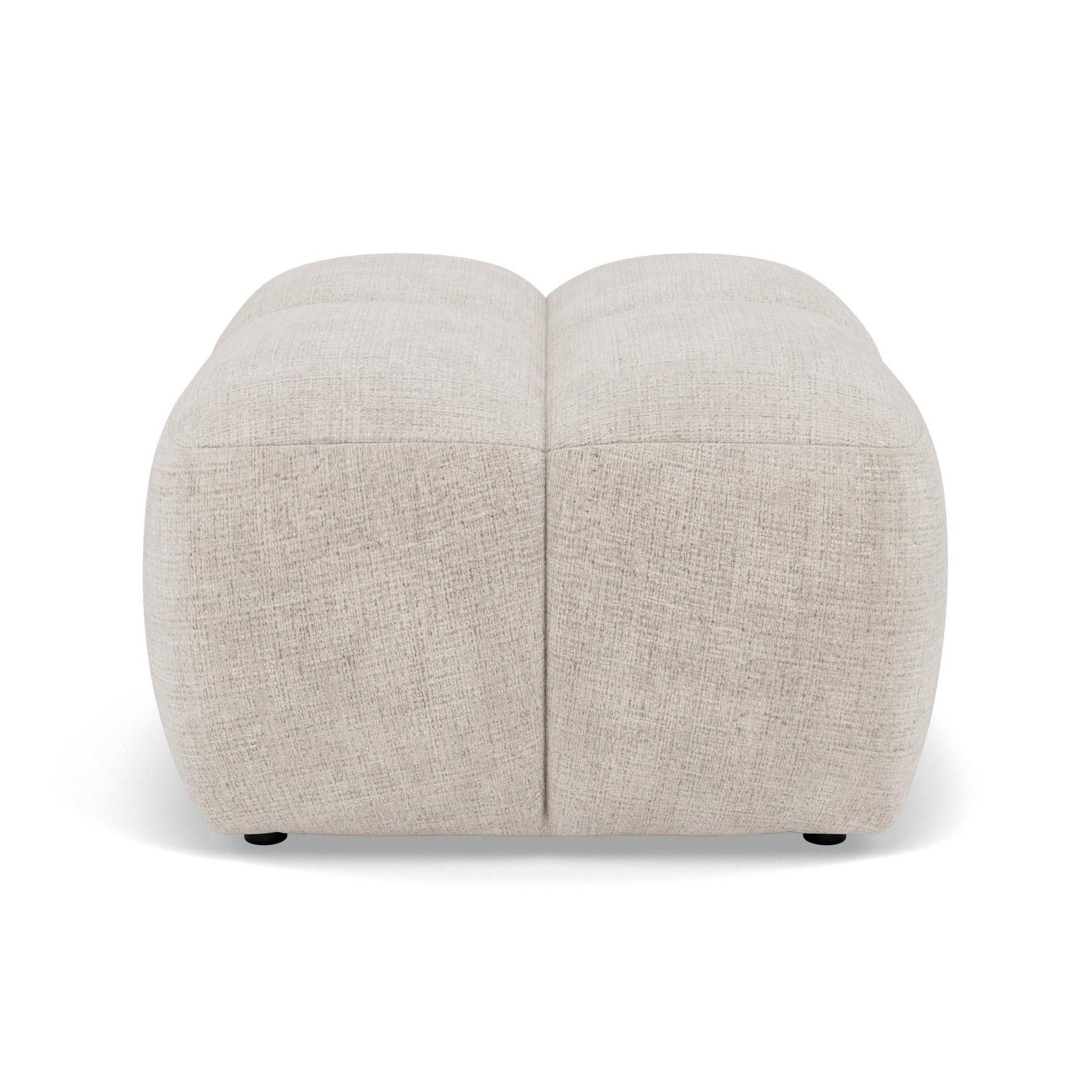 BEST MOBILIER Grace - pouf en velours texturé. Coloris disponibles : Vert