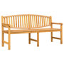 Voir la diapositive 4 : VIDAXL Ensemble a manger de jardin 3 pcs Bois de teck massif