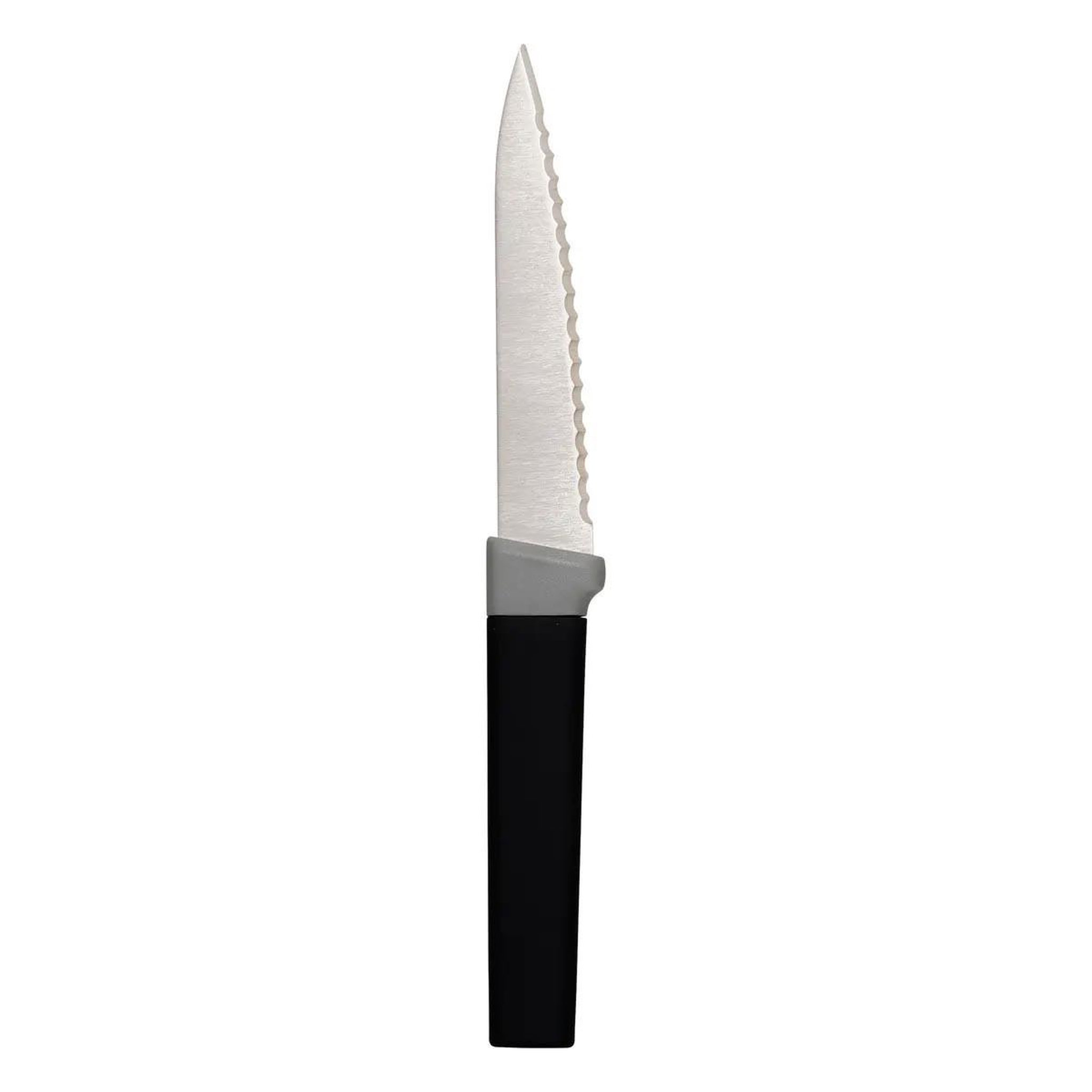 Voir la diapositive 5 : FIVE Lot de 4 couteaux à steak  antidérapant  22cm multicolore