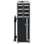 Voir la diapositive 3 : VIDAXL Chariot de maquillage Aluminium Noir