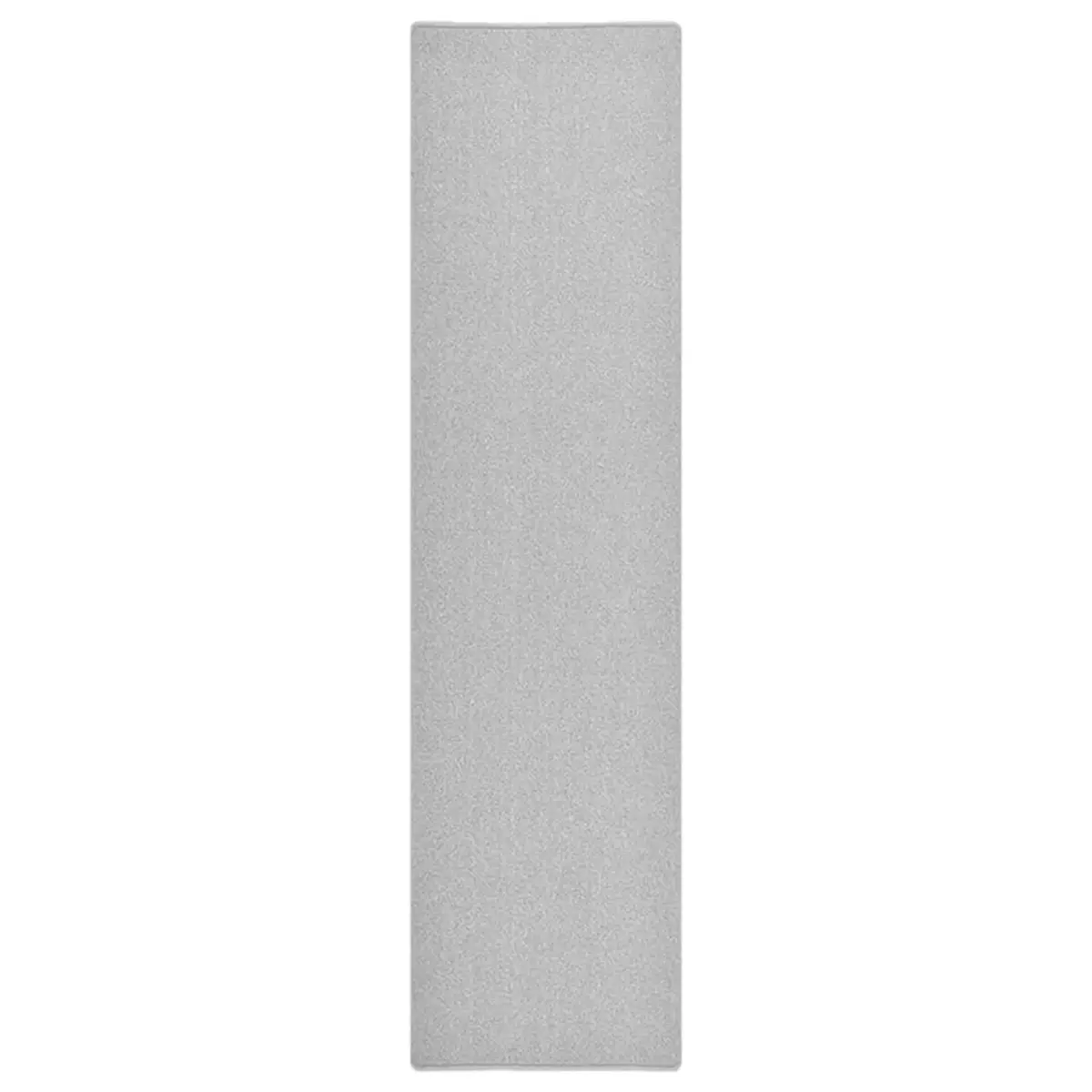 VIDAXL Tapis de couloir Gris clair 80x300 cm