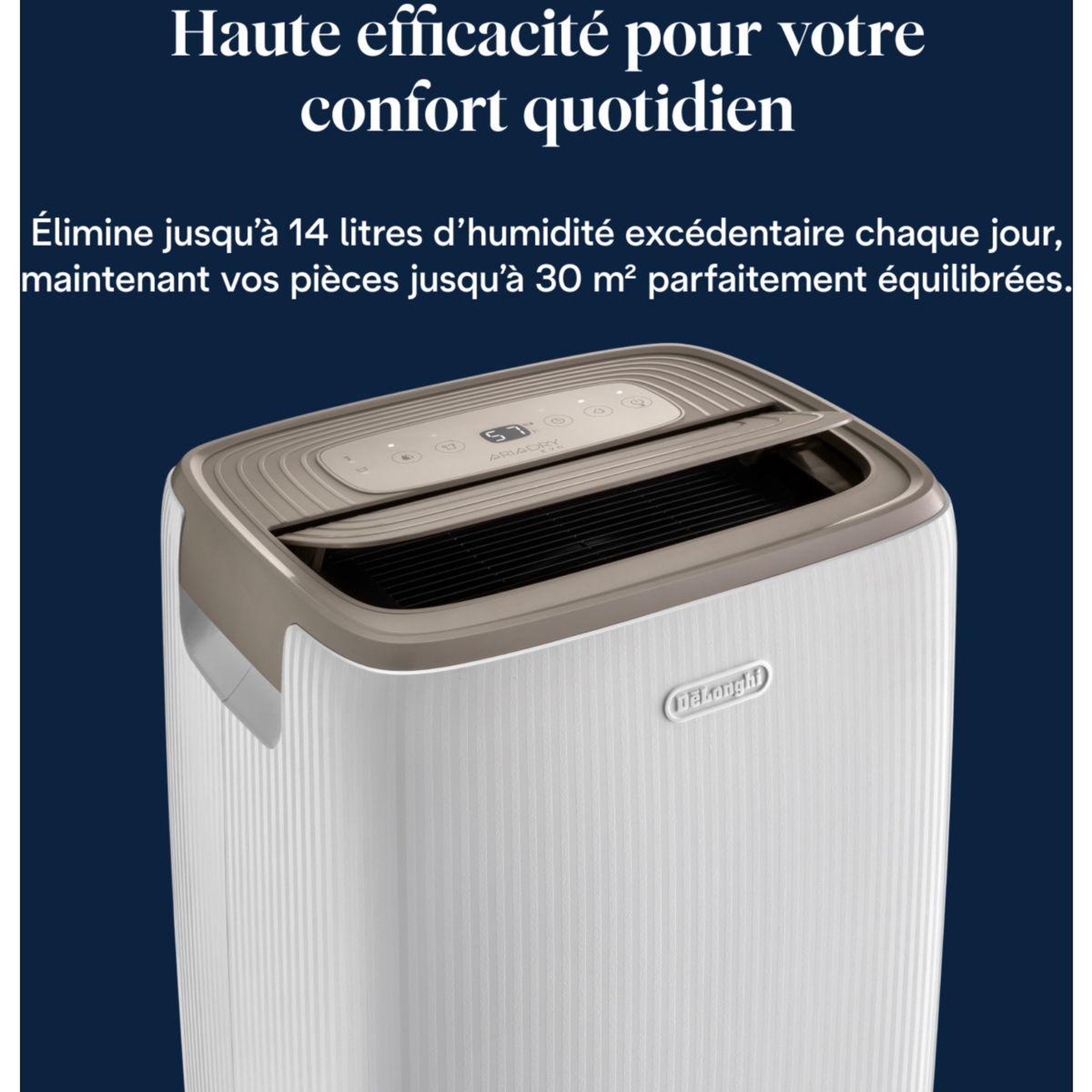Voir la diapositive 2 : DELONGHI Deshumidificateur dep214