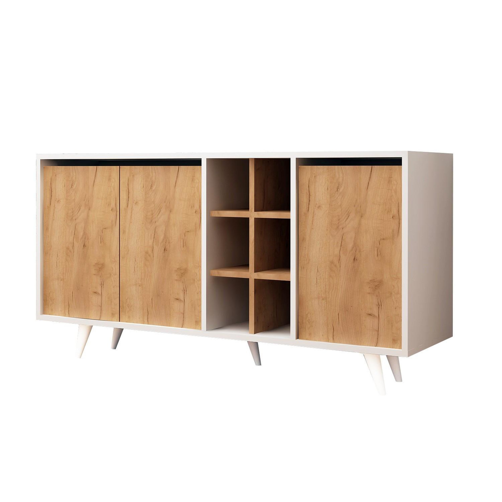 Habitat et Jardin Buffet en bois  prava  - 140 x 40 x 86 cm - marron