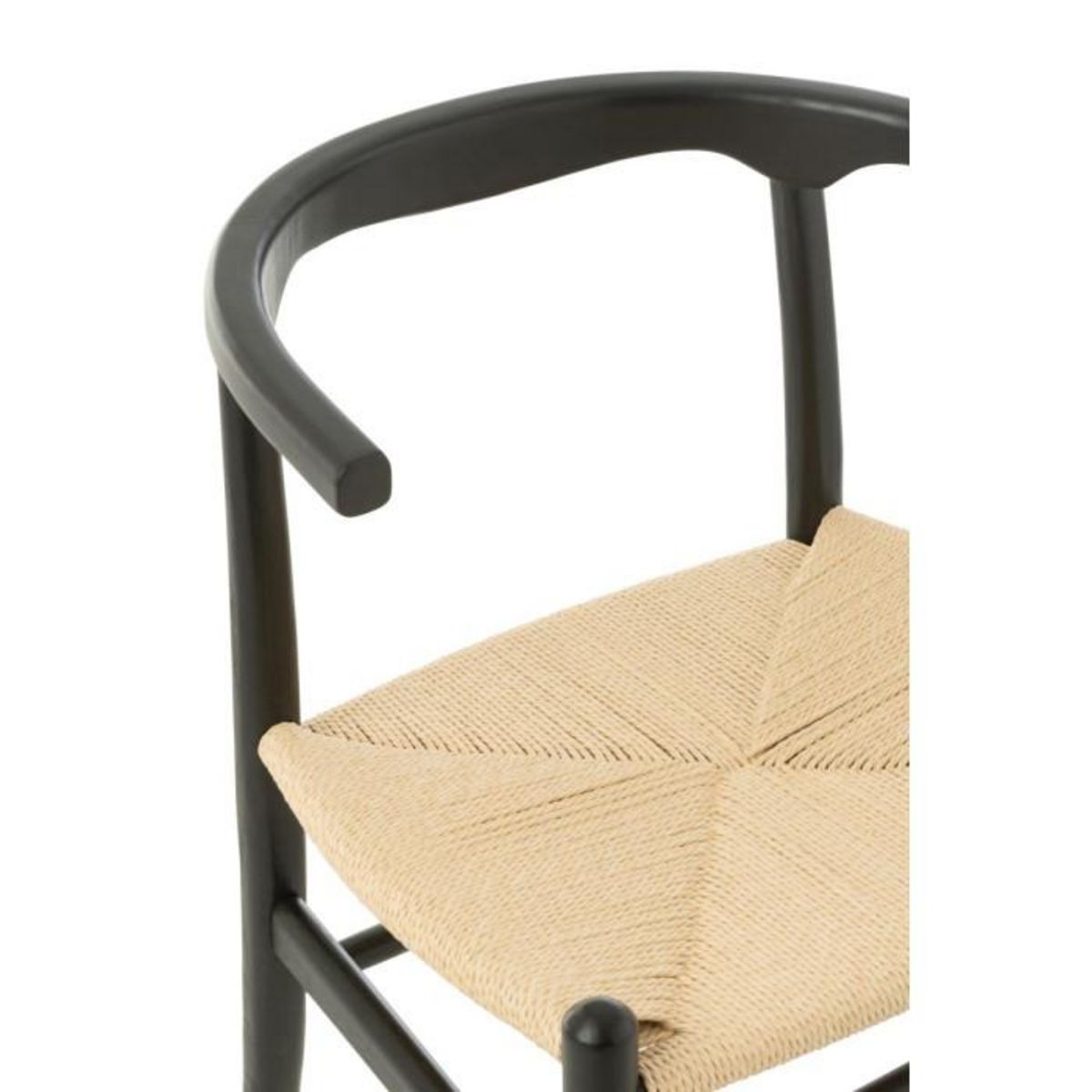 Paris Prix Chaise en Bois  Toon  76cm Noir