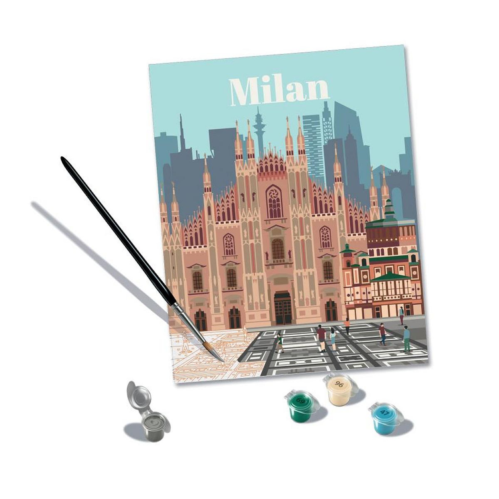 Voir la diapositive 2 : RAVENSBURGER Creart 24x30 cm milan peinture