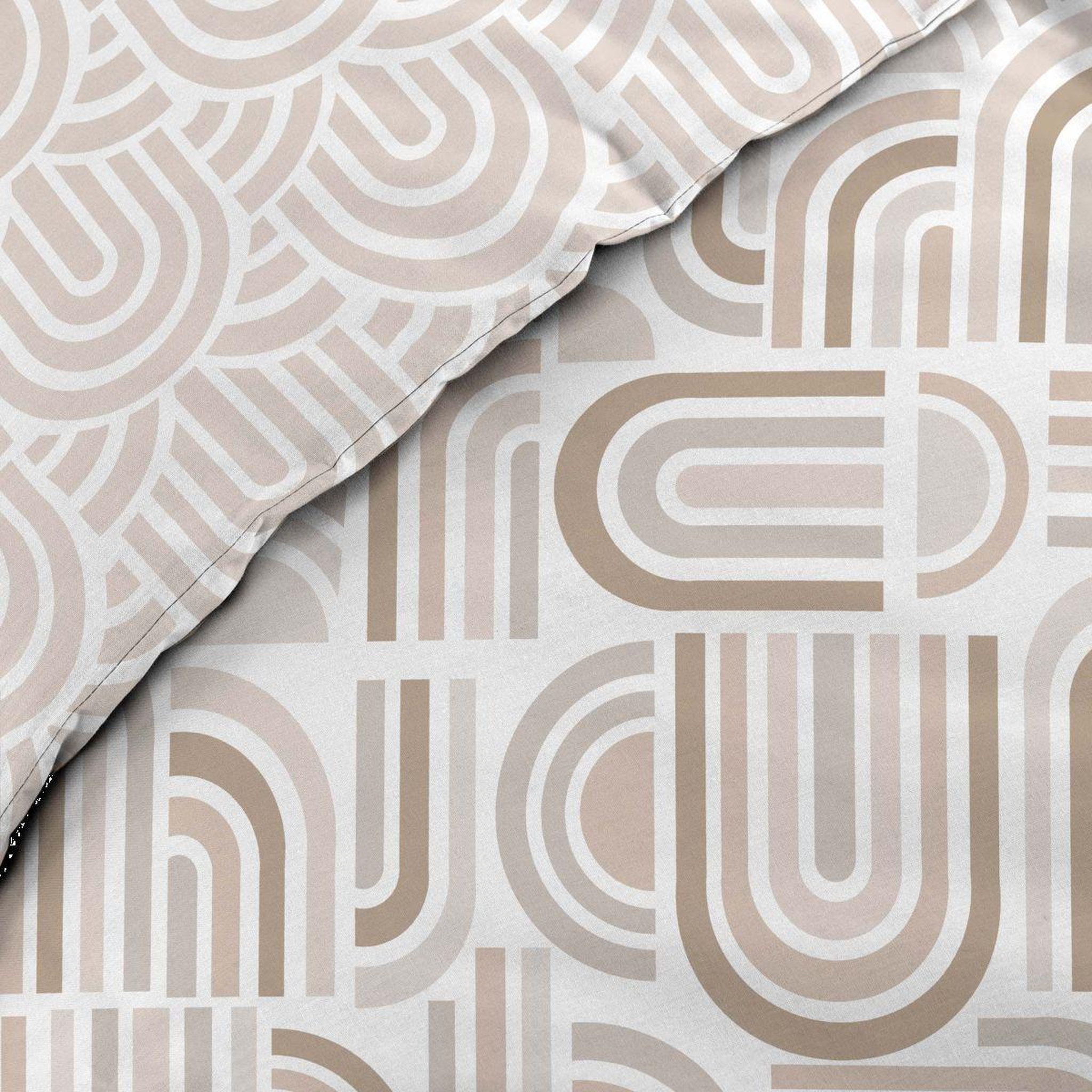 Voir la diapositive 4 : Douceur d'Intérieur Parure de lit 3 pièces  pandoris  240x220cm beige