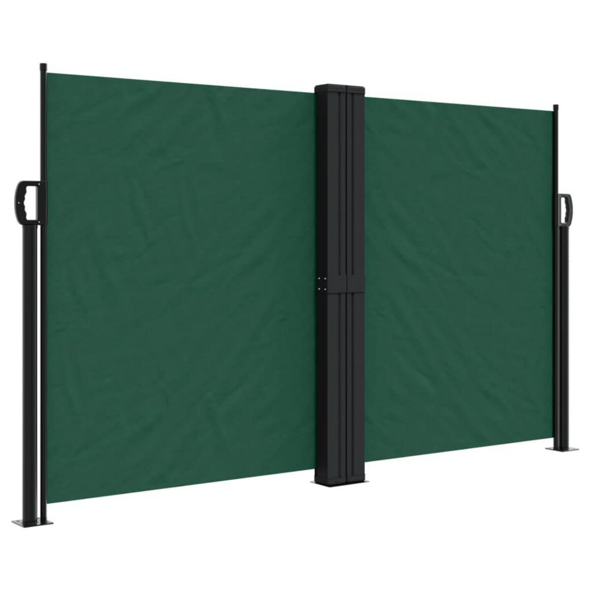 VIDAXL Auvent lateral retractable vert fonce 140x1200 cm