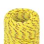 Voir la diapositive 4 : VIDAXL Corde de bateau Jaune 2 mm 25 m Polypropylene