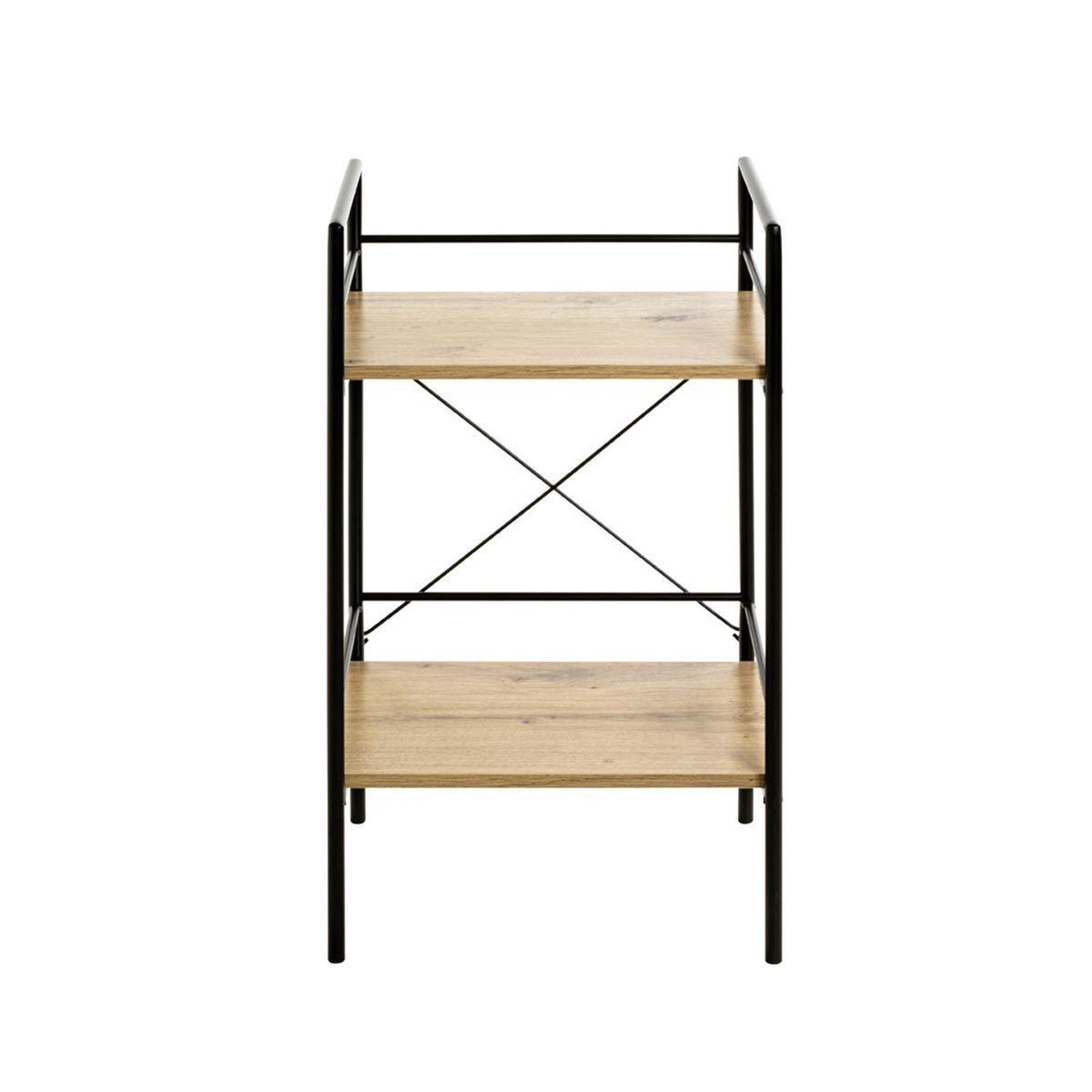 Voir la diapositive 2 : Paris Prix Table d'Appoint 2 Niveaux  Fidelo  62cm Chêne