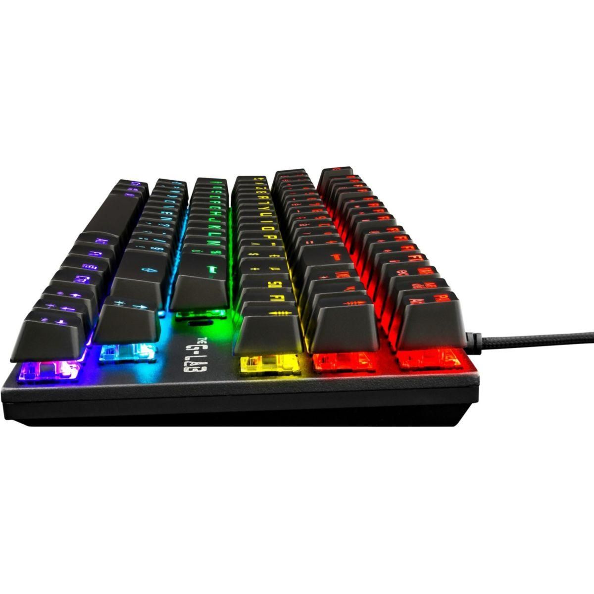 THE G-LAB Clavier gamer KEYZ MERCURY FR NOIR