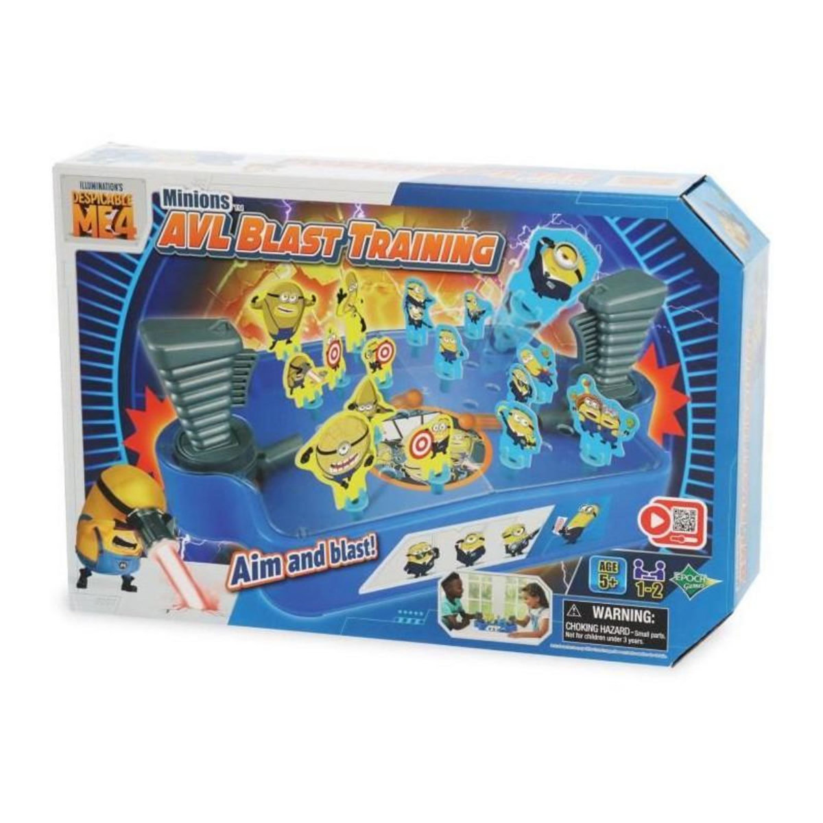 EPOCH D'ENFANCE Jeu de Précision - EPOCH GAMES - Minions AVL Blast Training - Tire et Fais Tomber les Minions !