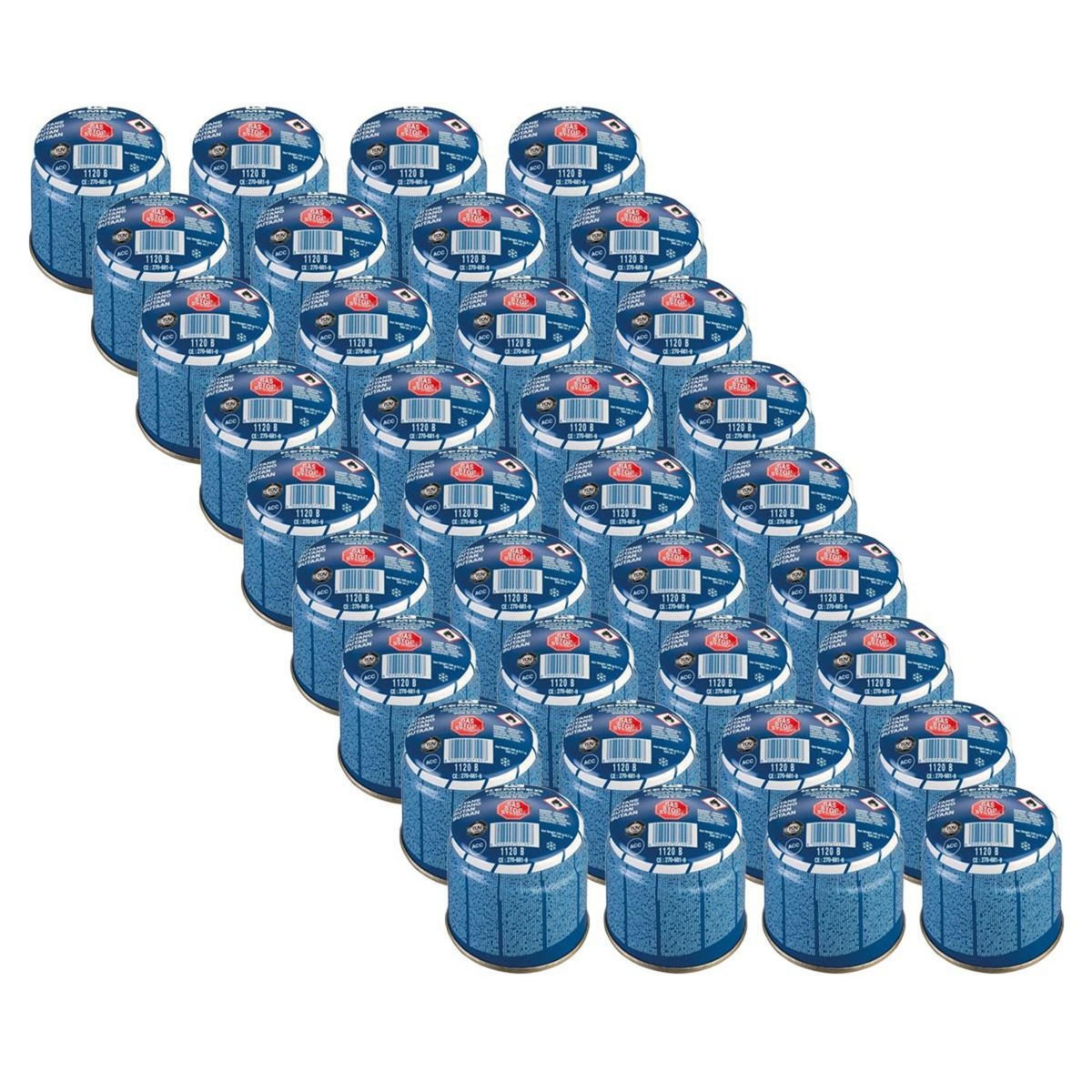 Kemper Pack de 36 Cartouches gaz 190g butane perçable sécurité stop-gaz Kemper