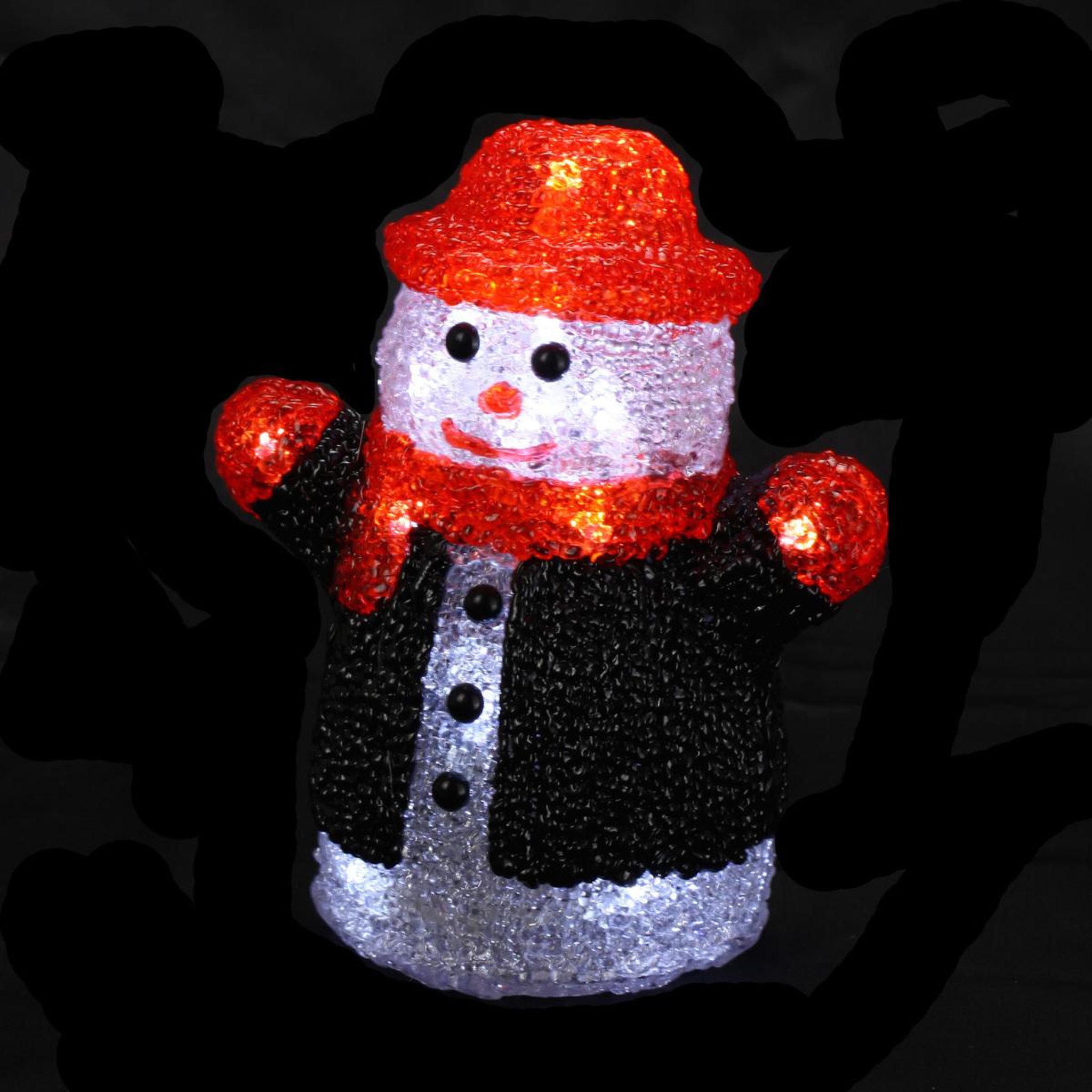 Voir la diapositive 2 : Eden Bonhomme de neige a led design et moderne