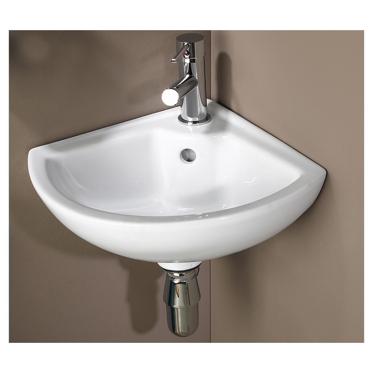 ONDEE PIVOINE Lave-mains 46cm BLANC