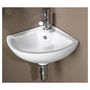 Voir la diapositive 3 : ONDEE PIVOINE Lave-mains 46cm BLANC