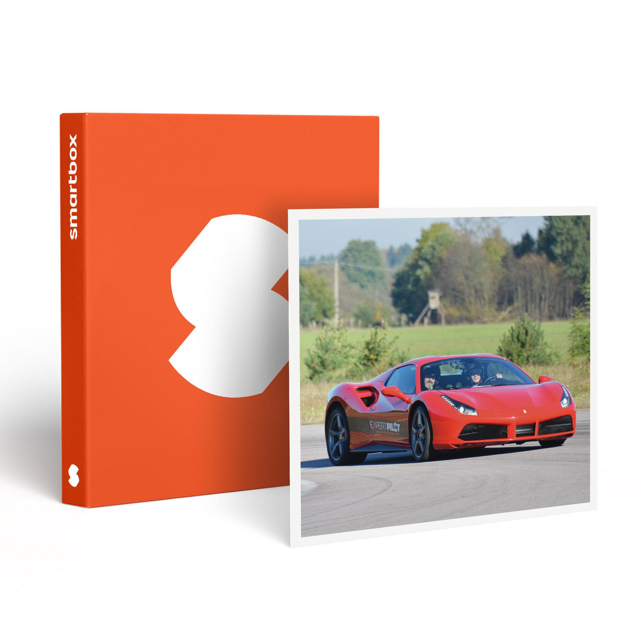 Smartbox 4 tours au volant d'une ferrari f488 sur le circuit de dijon-prenois - coffret cadeau sport & aventure