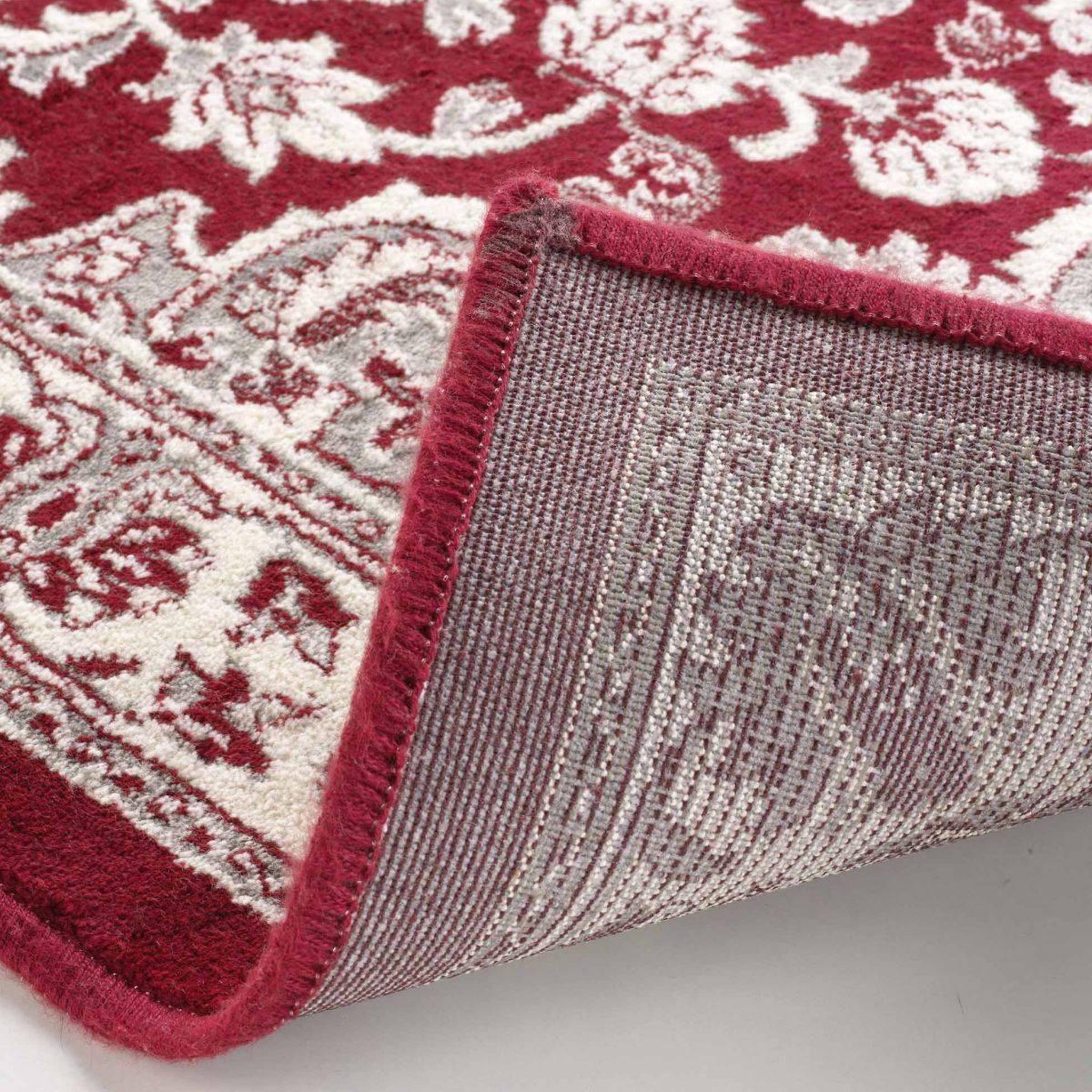 Voir la diapositive 3 : Douceur d'Intérieur Tapis déco  cherine  68x110cm rouge