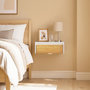 Voir la diapositive 6 : SOBUY Chevet Mural avec Tiroir Blanc 40x29x15cm FBT174-E-WN