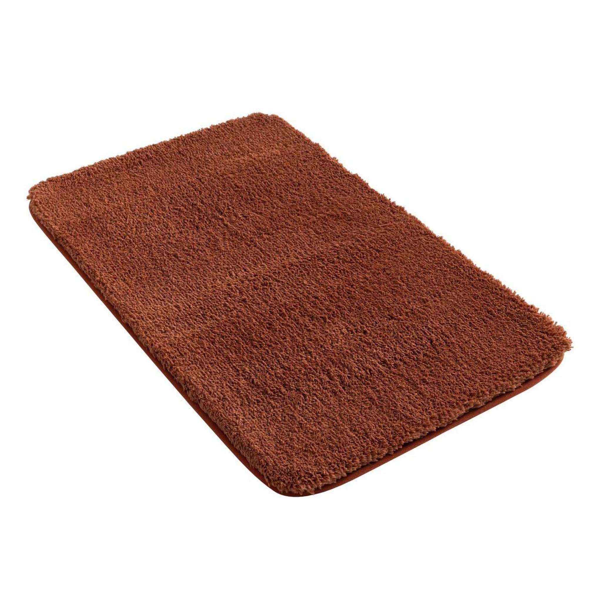 Voir la diapositive 2 : Douceur d'Intérieur Tapis de bain en microfibre  mael  50x80cm terracotta