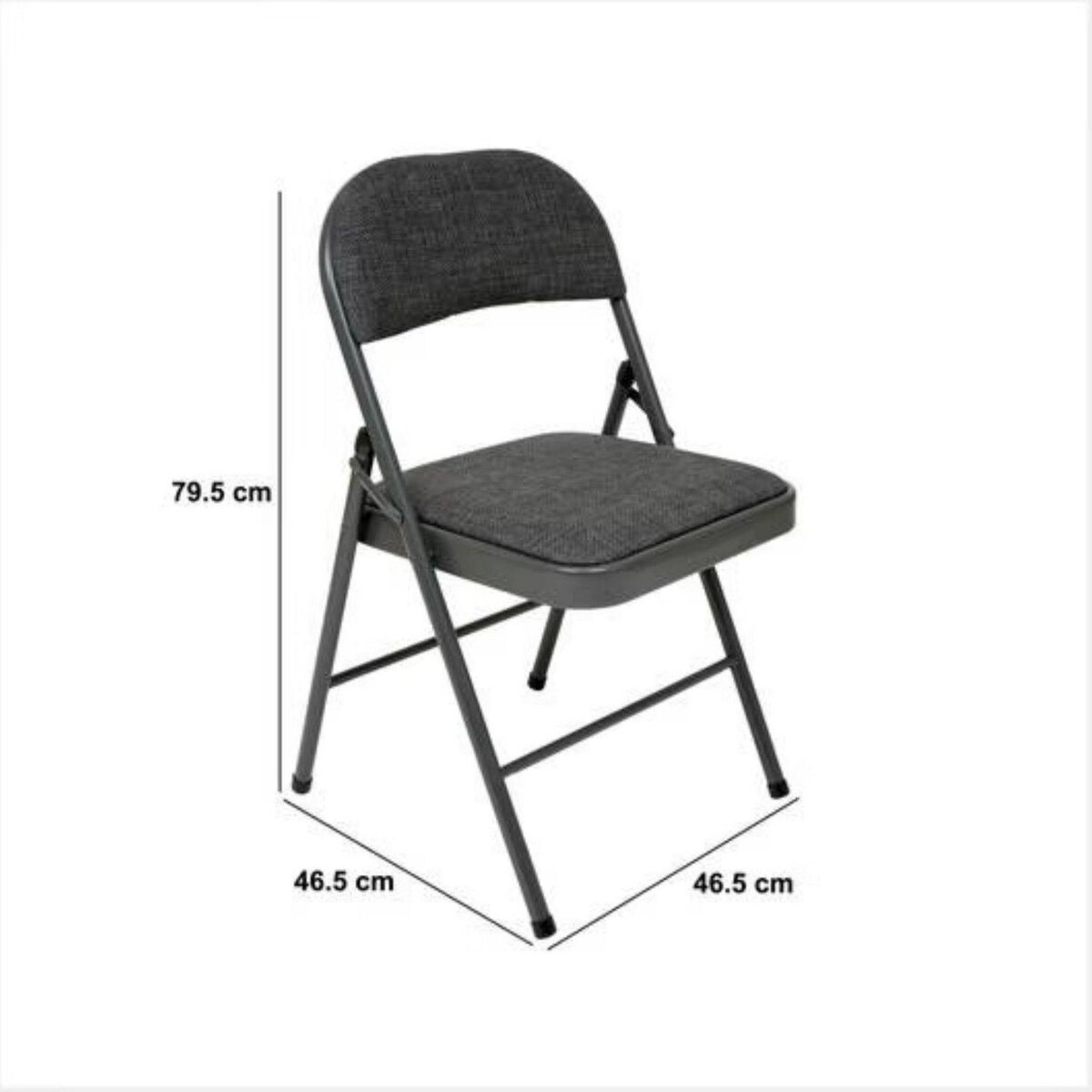 FIVE Chaise pliante en tissu chiné FLEXY