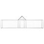Voir la diapositive 2 : VIDAXL Poulailler 5 x 1 x 1,5 m Acier galvanise