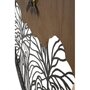 Voir la diapositive 4 : Paris Prix Horloge Murale Design  Leaf  60cm Marron & Noir