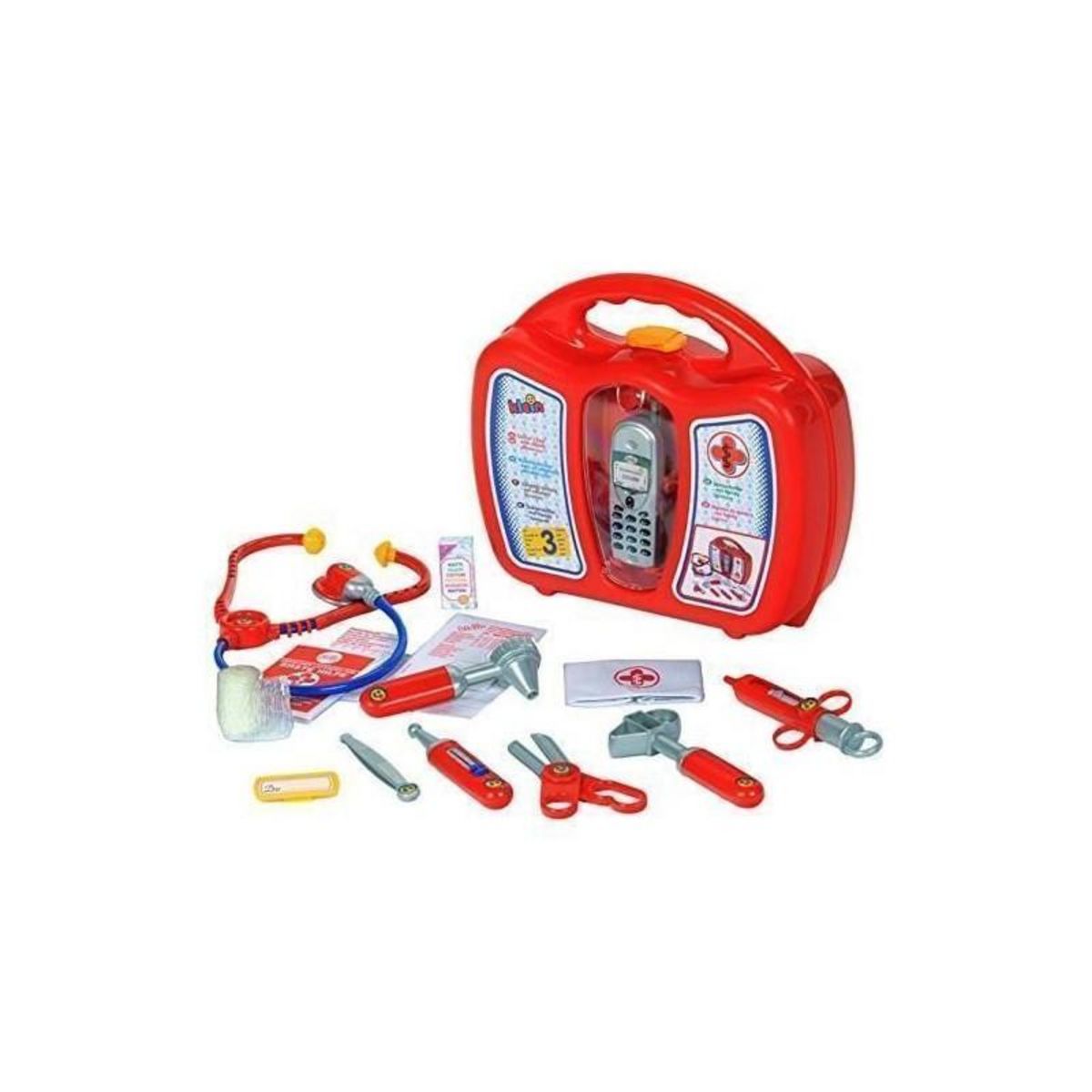 Klein KLEIN - Mallette docteur avec telephone portable pour Enfant