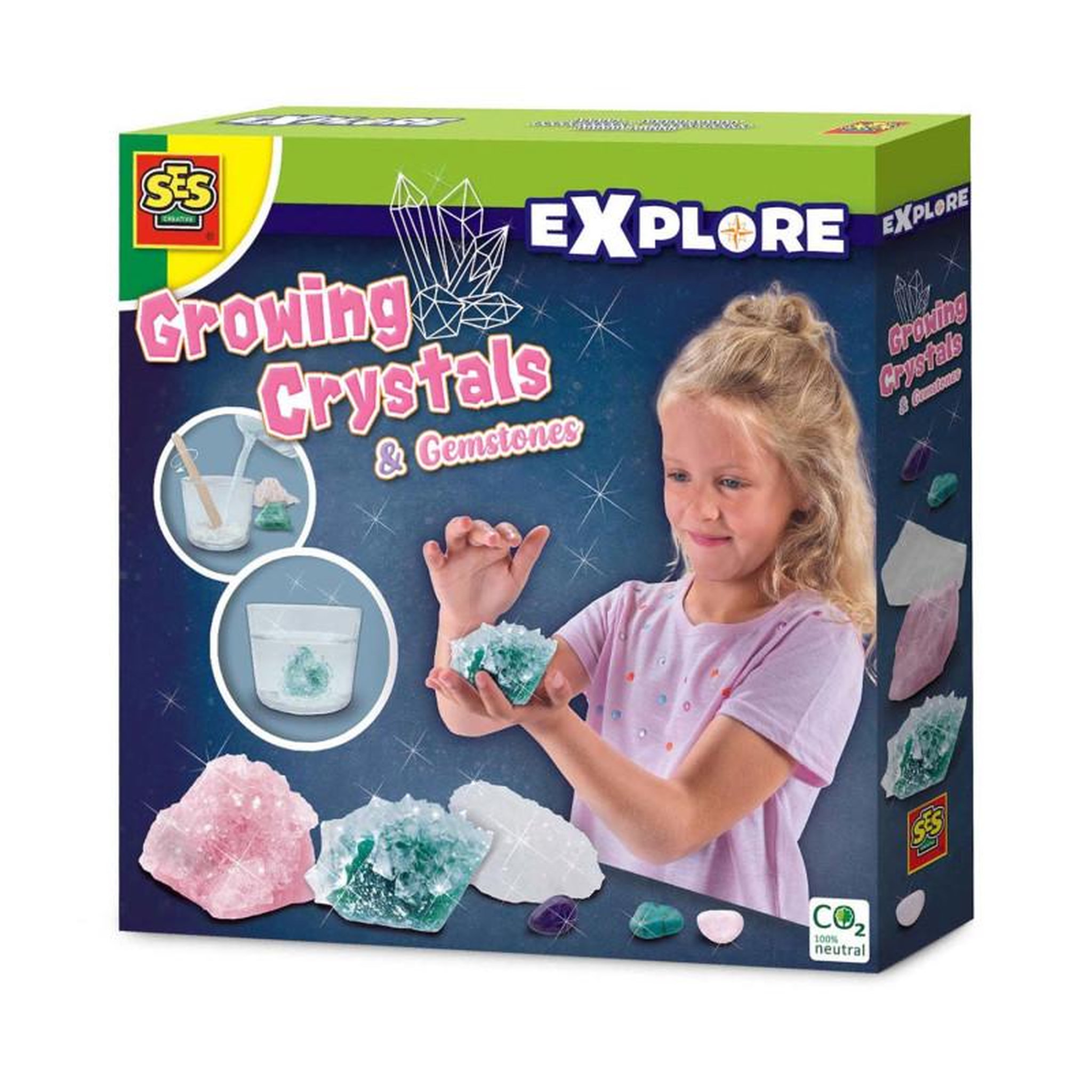 SES SES Crée des cristaux et des pierres précieuses
