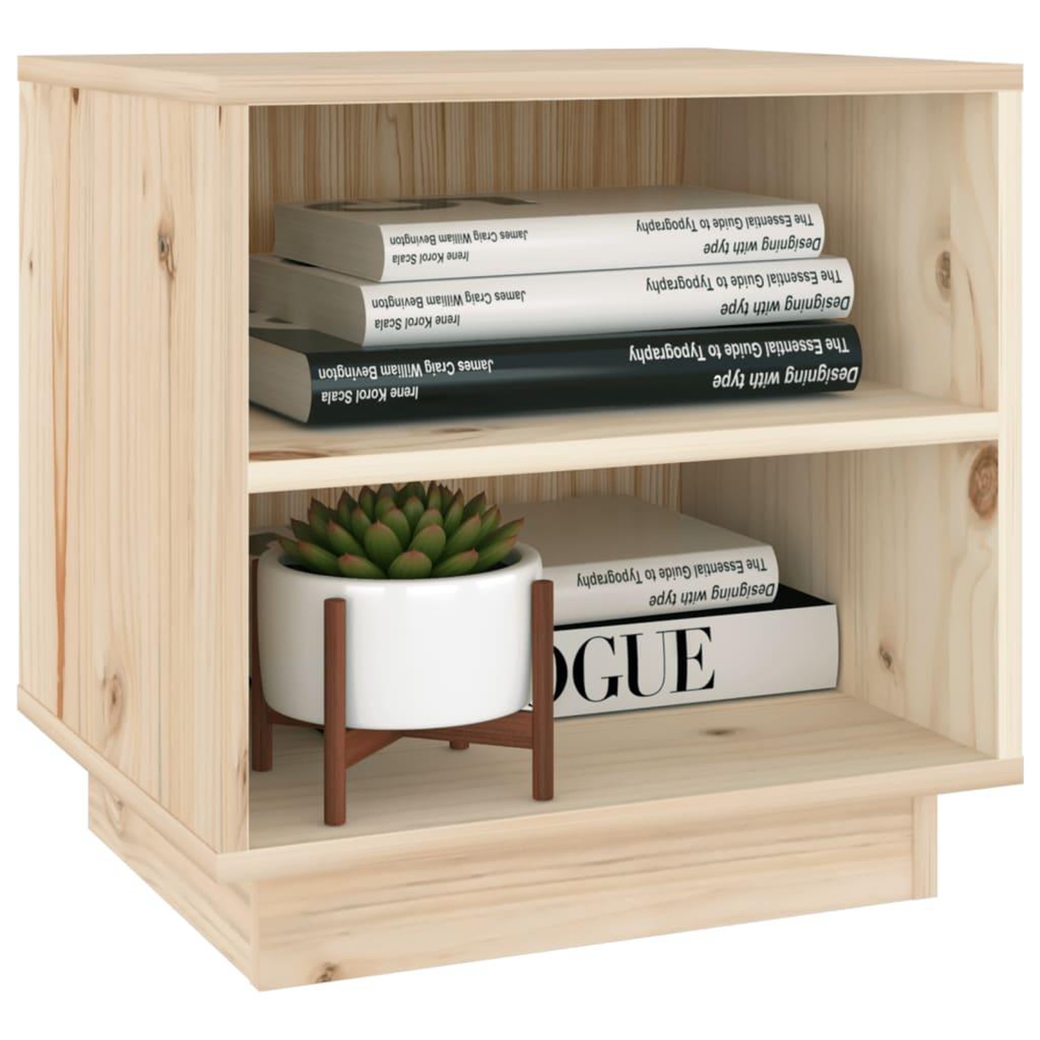 Voir la diapositive 5 : VIDAXL Tables de chevet 2 pcs 40x34x40 cm Bois de pin solide