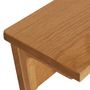 Voir la diapositive 5 : VIDAXL Porte-manteau 60x16x16 cm Bois de chene massif