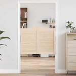 VIDAXL Portes battantes a persiennes 2paires 80x100 cm bois massif Pin