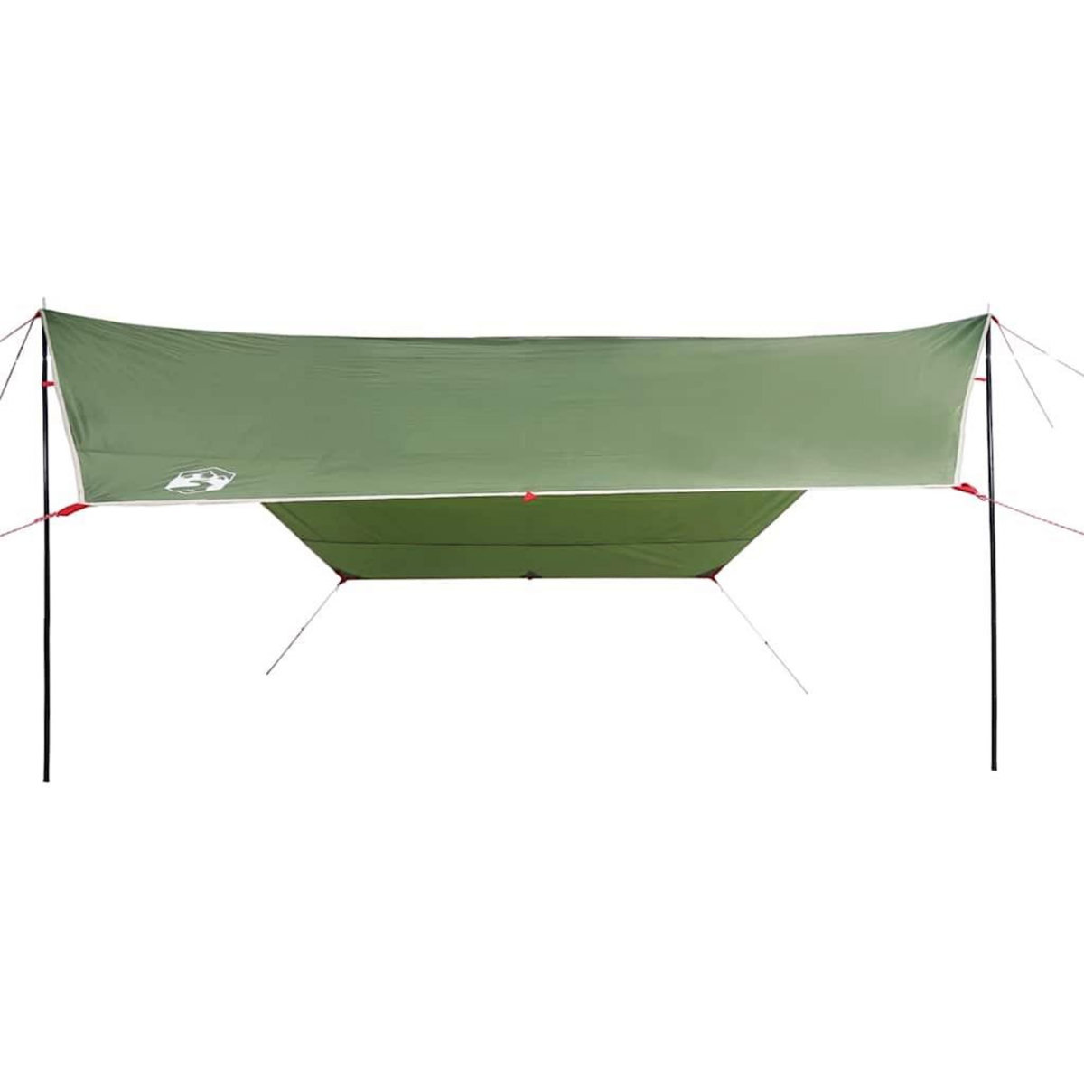 VIDAXL Bache de camping vert 430x380x210 cm impermeable