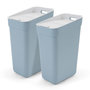 Voir la diapositive 4 : CURVER Curver Poubelle Ready to Collect 30 L Bleu clair