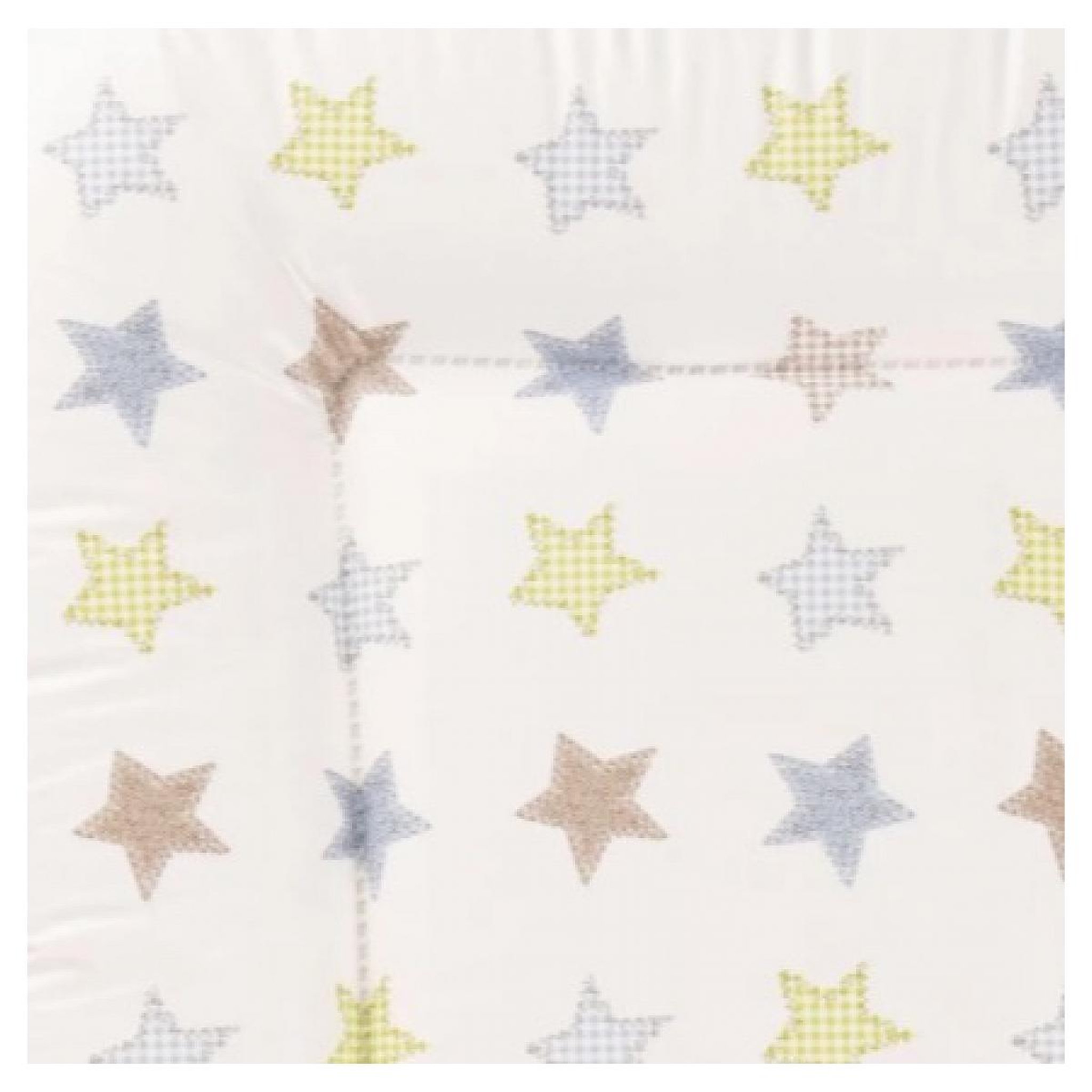 Voir la diapositive 3 : GEUTHER Table a langer murale WICKI + Matelas Couleur Naturel Motifs Etoiles