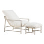 Voir la diapositive 2 : Paris Prix Fauteuil de Jardin & Repose-Pieds  Corso  86cm Beige