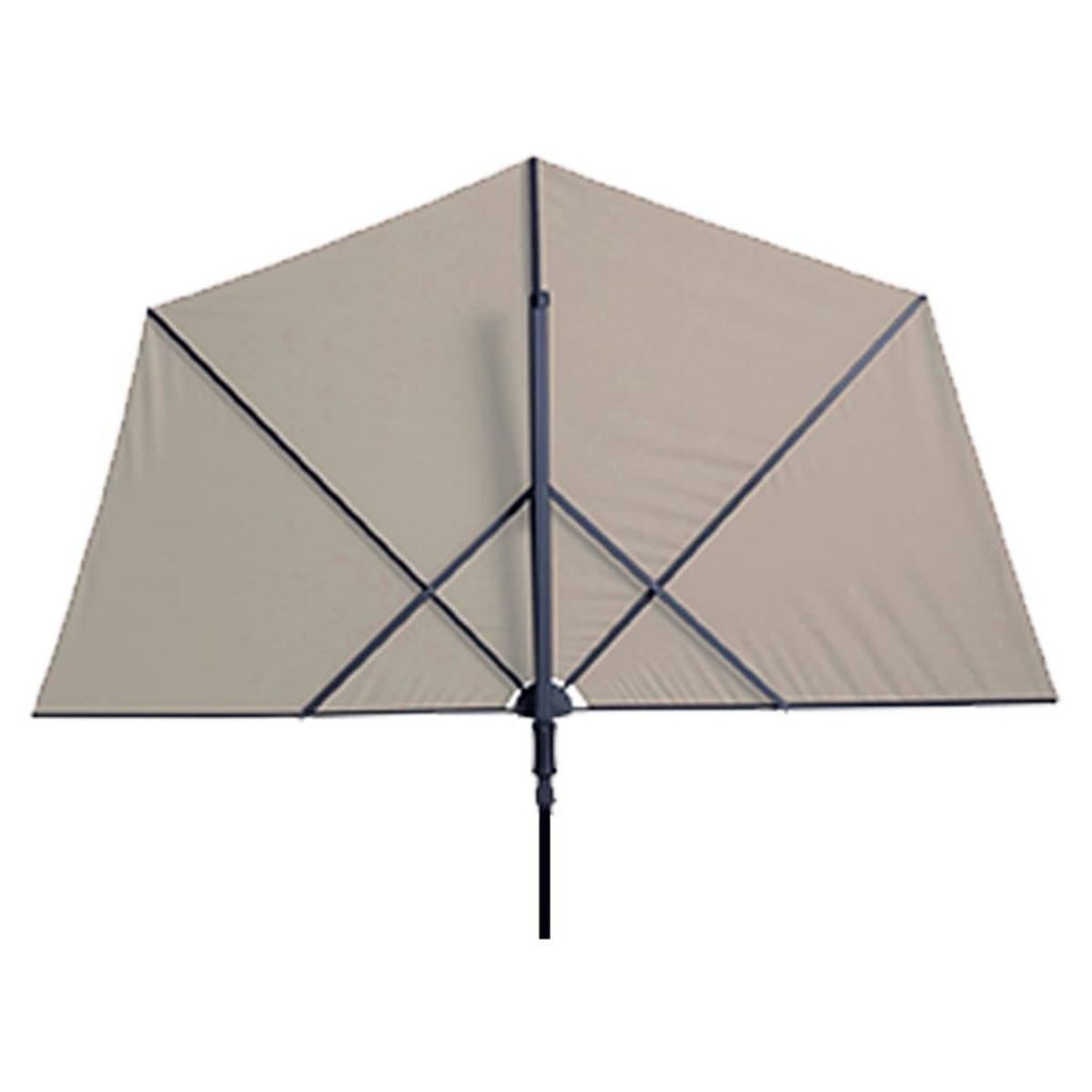 MADISON Madison Parasol de balcon Sun Wave 270 x 150 cm Ecru PAC3P016