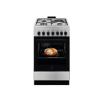 ELECTROLUX Cuisinière mixte 57l 4 feux inox - LKM520011X