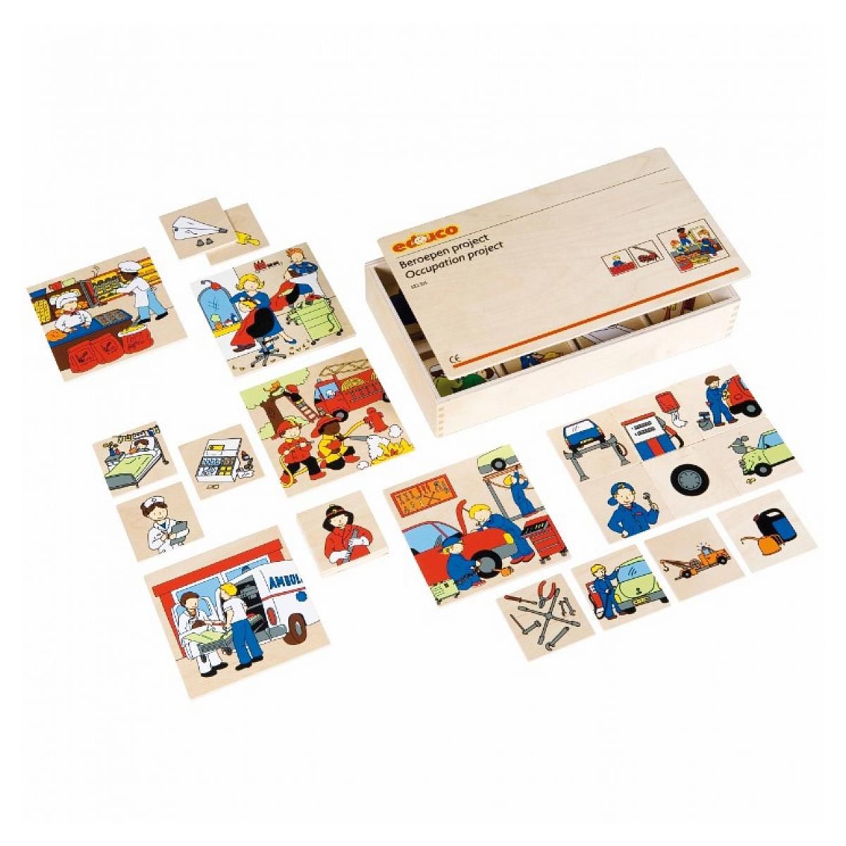 EDUCO Que va avec - métiers  - jeu Montessori