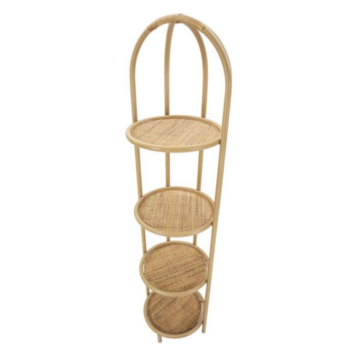 Paris Prix Étagère d'Angle 4 Niveaux  Panama  150cm Naturel