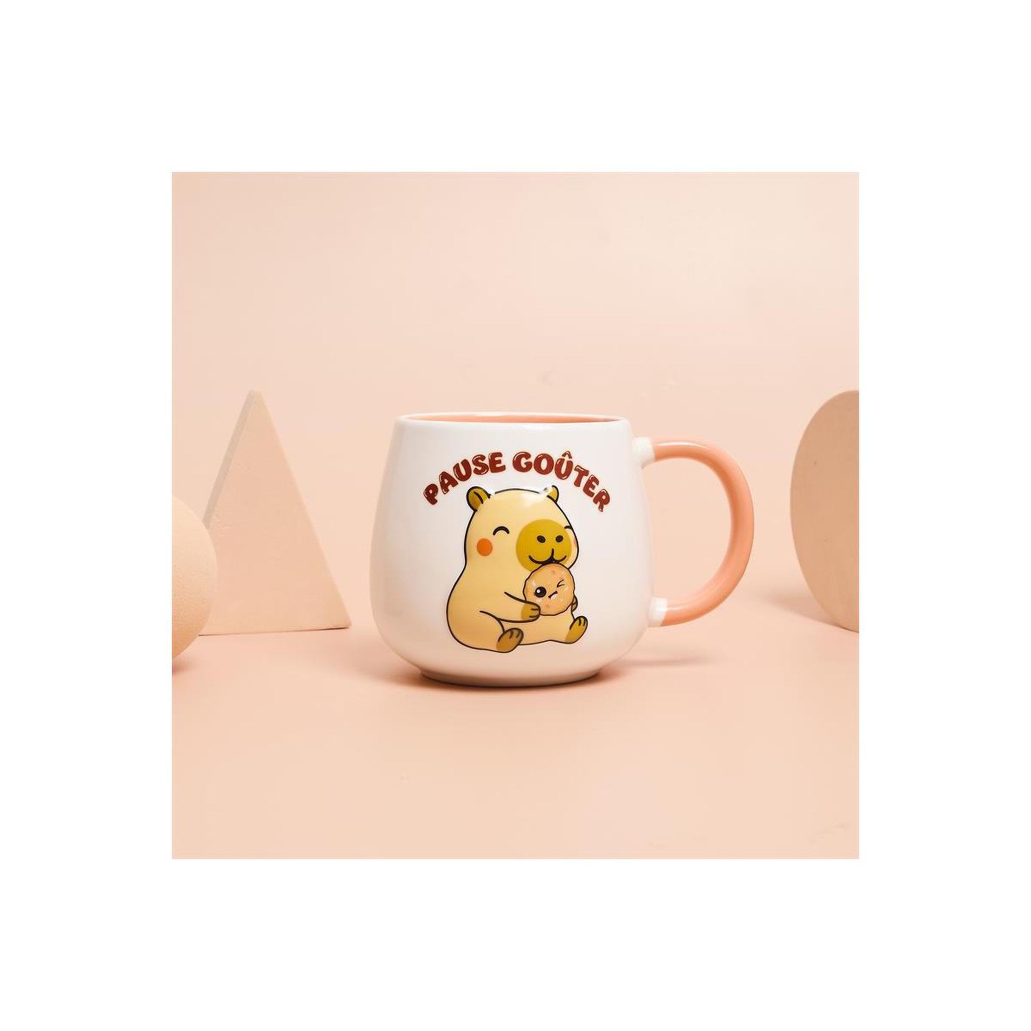 Voir la diapositive 4 : The concept Factory Mug design 3d  capybara  40cl multicolore