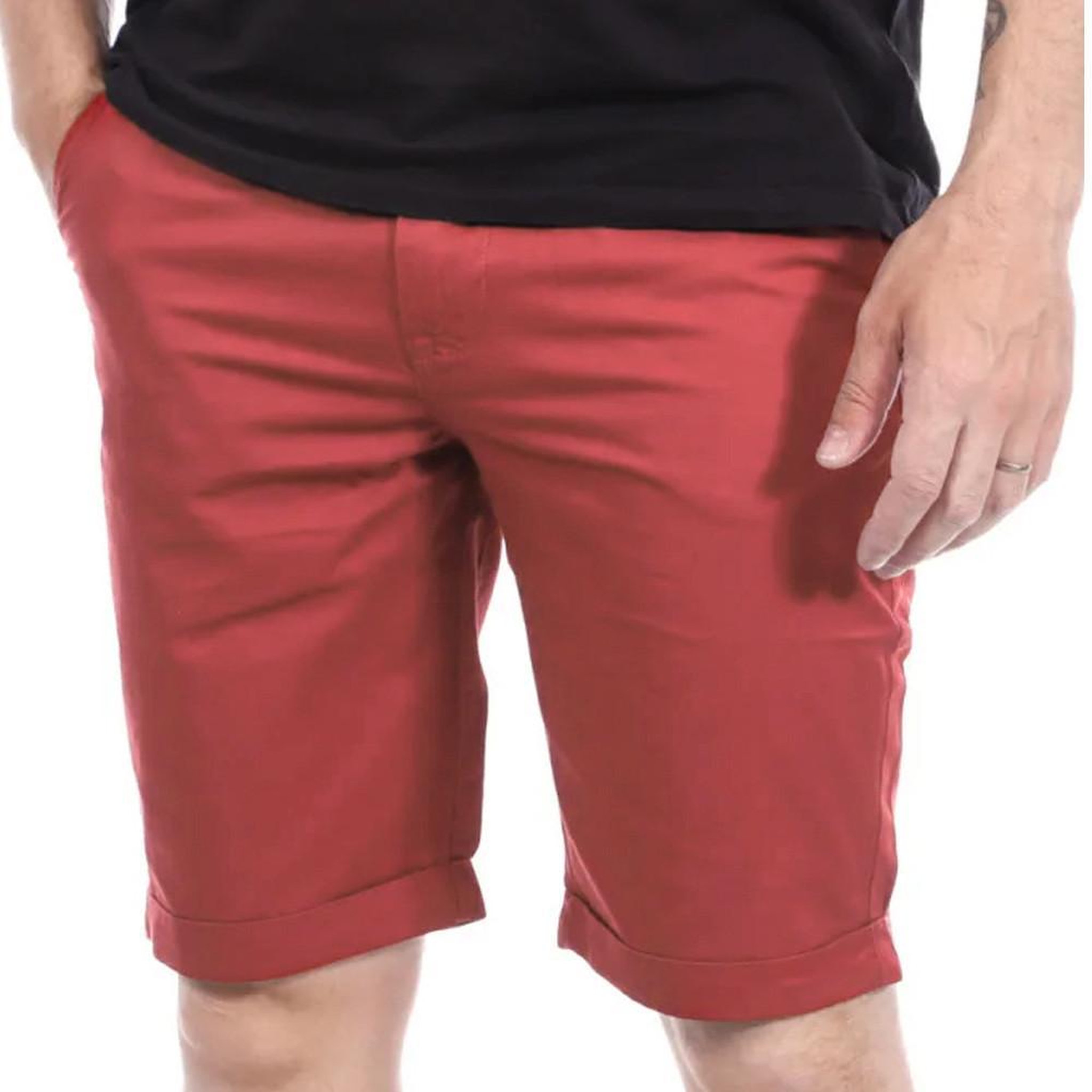 Voir la diapositive 2 : LA MAISON BLAGGIO Short Chino Rouge/ Homme La Maison Blaggio Matt